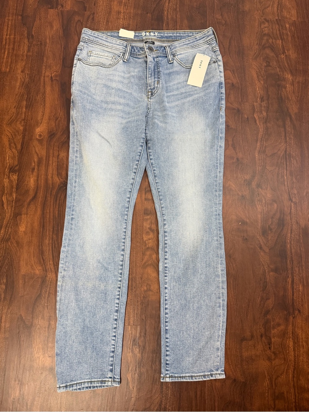 DKNY Houston Skinny Jeans in Light Blue